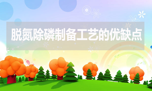 污水處理脫氮除磷制備工藝有哪些優(yōu)點(diǎn)和缺點(diǎn)？