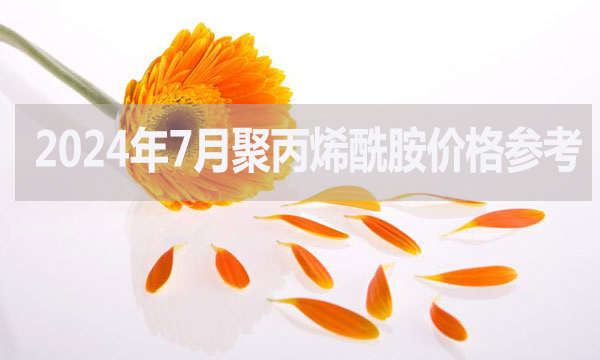 2024年7月聚丙烯酰胺價格參考