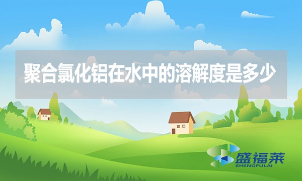 聚合氯化鋁在水中的溶解度是多少？