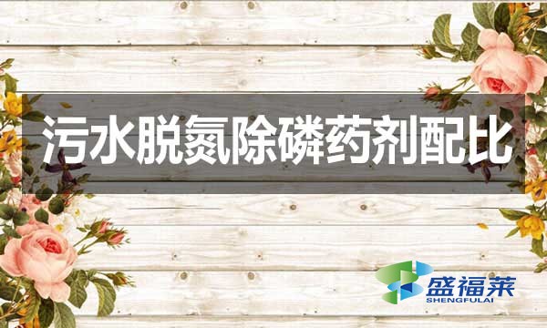 污水脫氮除磷藥劑配比